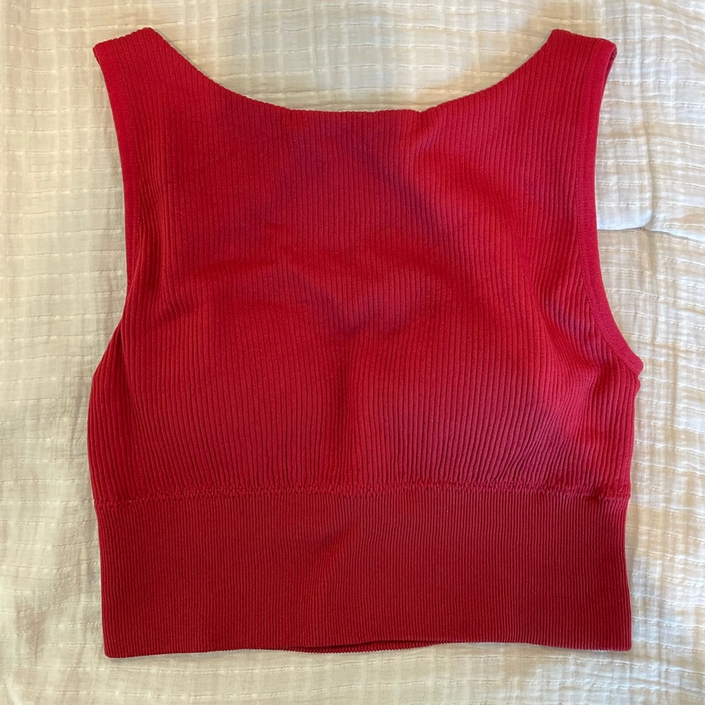 Zella high neck crop workout top